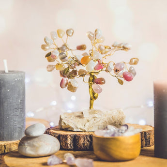 Árvores da Felicidade com Pedras Naturais produtos na loja WeMystic