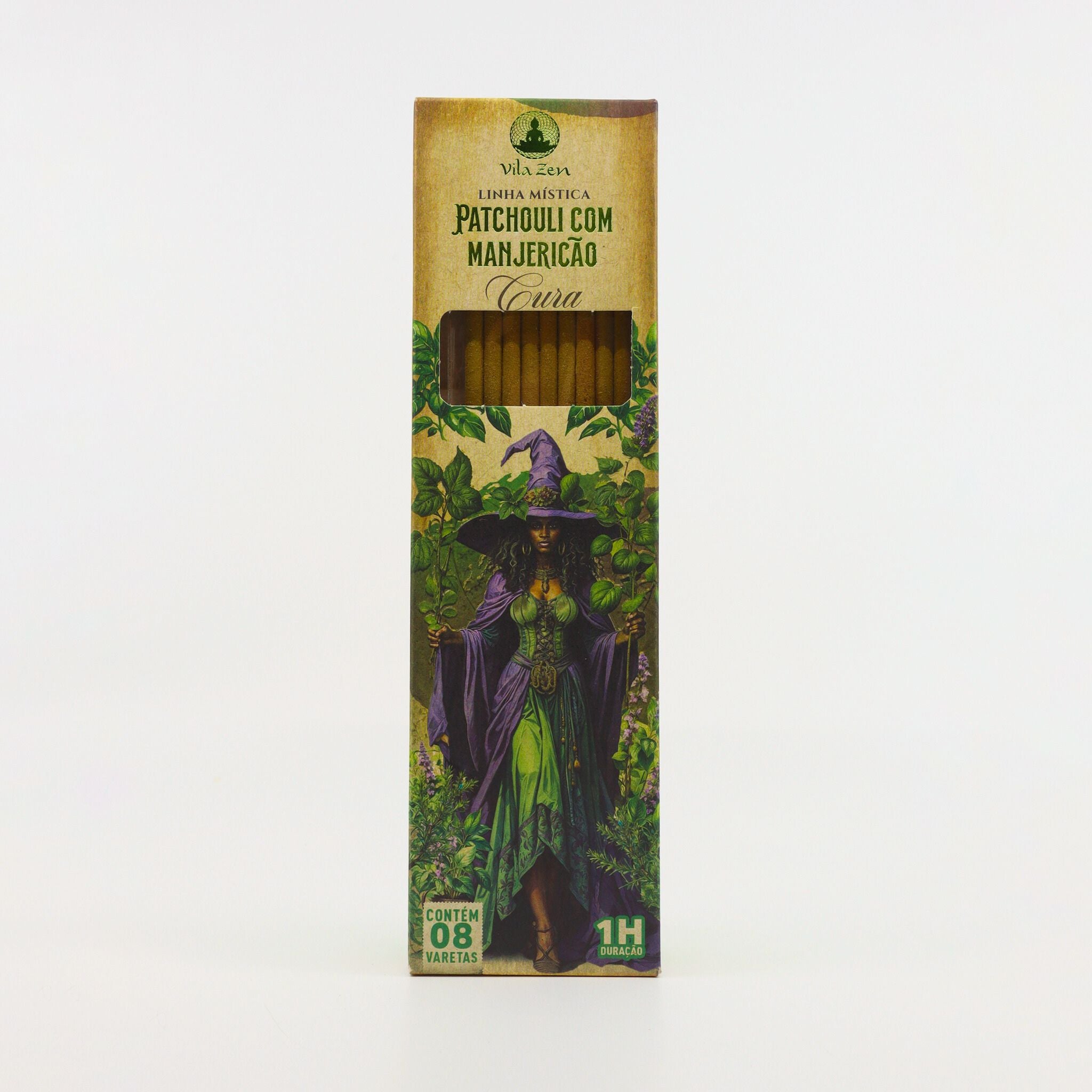 Incenso de Patchouli com Manjericão