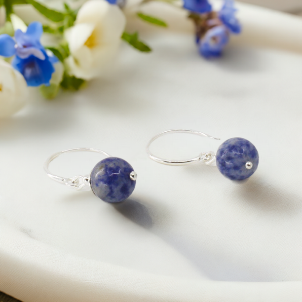 Presentes para Sagitarianos e signo de Sagitário: Brincos com Sodalita