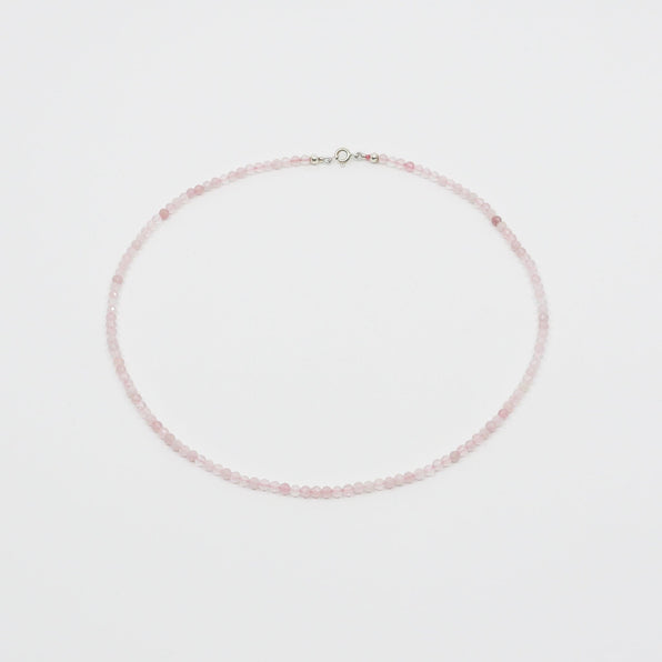 Colar com Quartzo Rosa