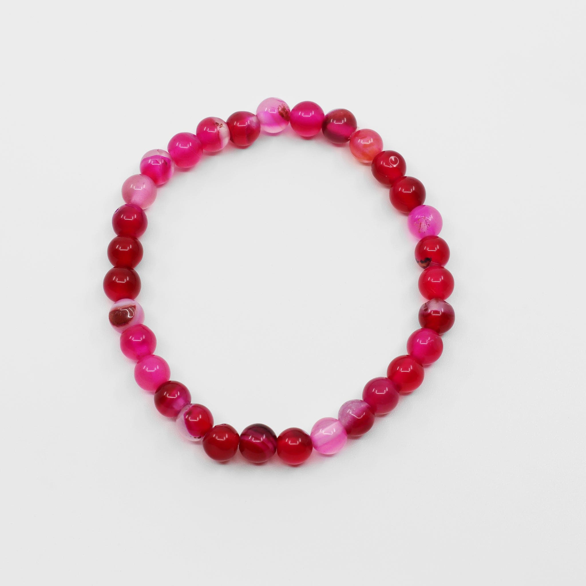 Pulseira Fina com Ágata Rosa Pulseiras com Pedras Comprar na Loja WeMystic