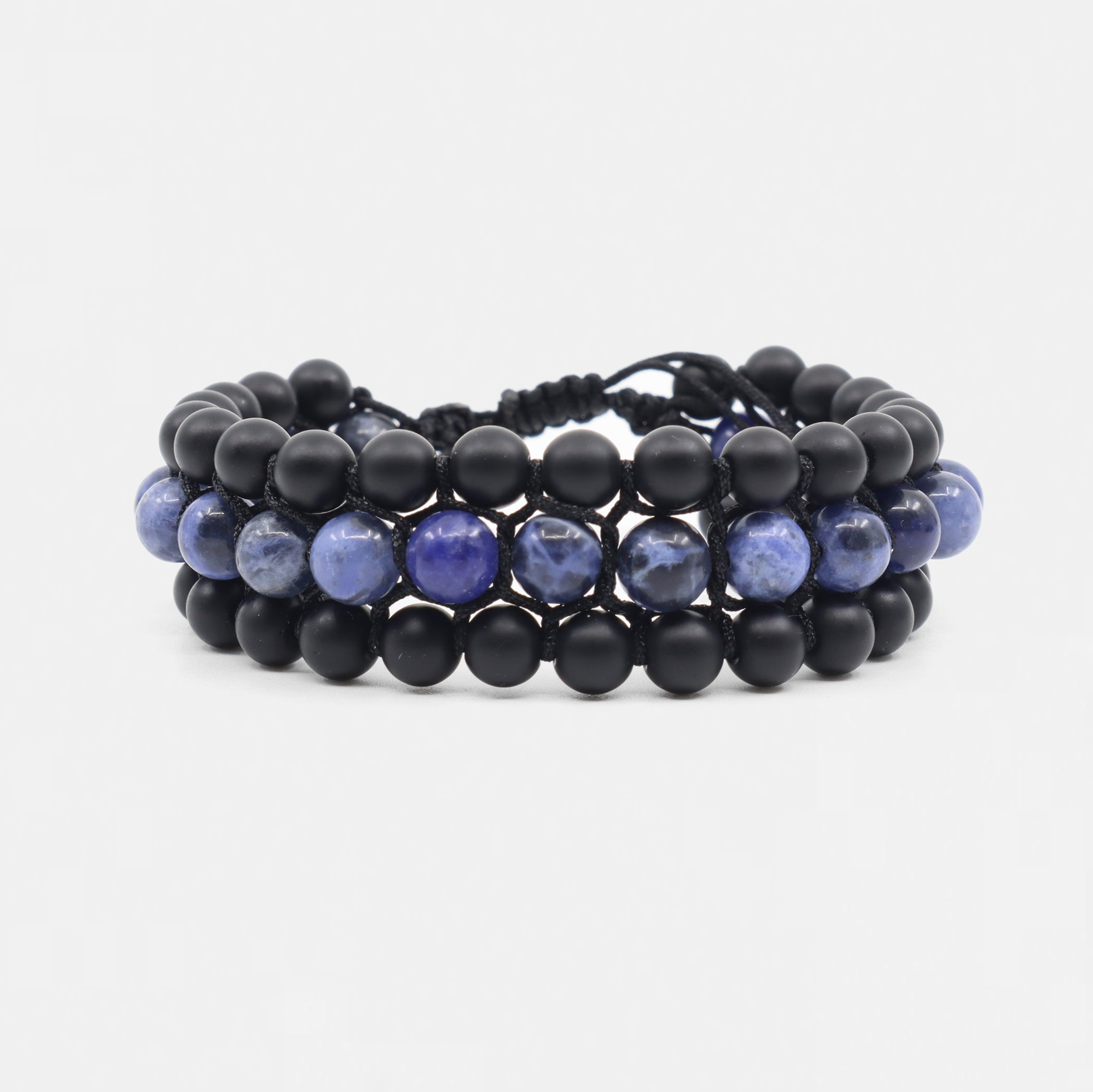 Pulseira Macramê de Sodalita