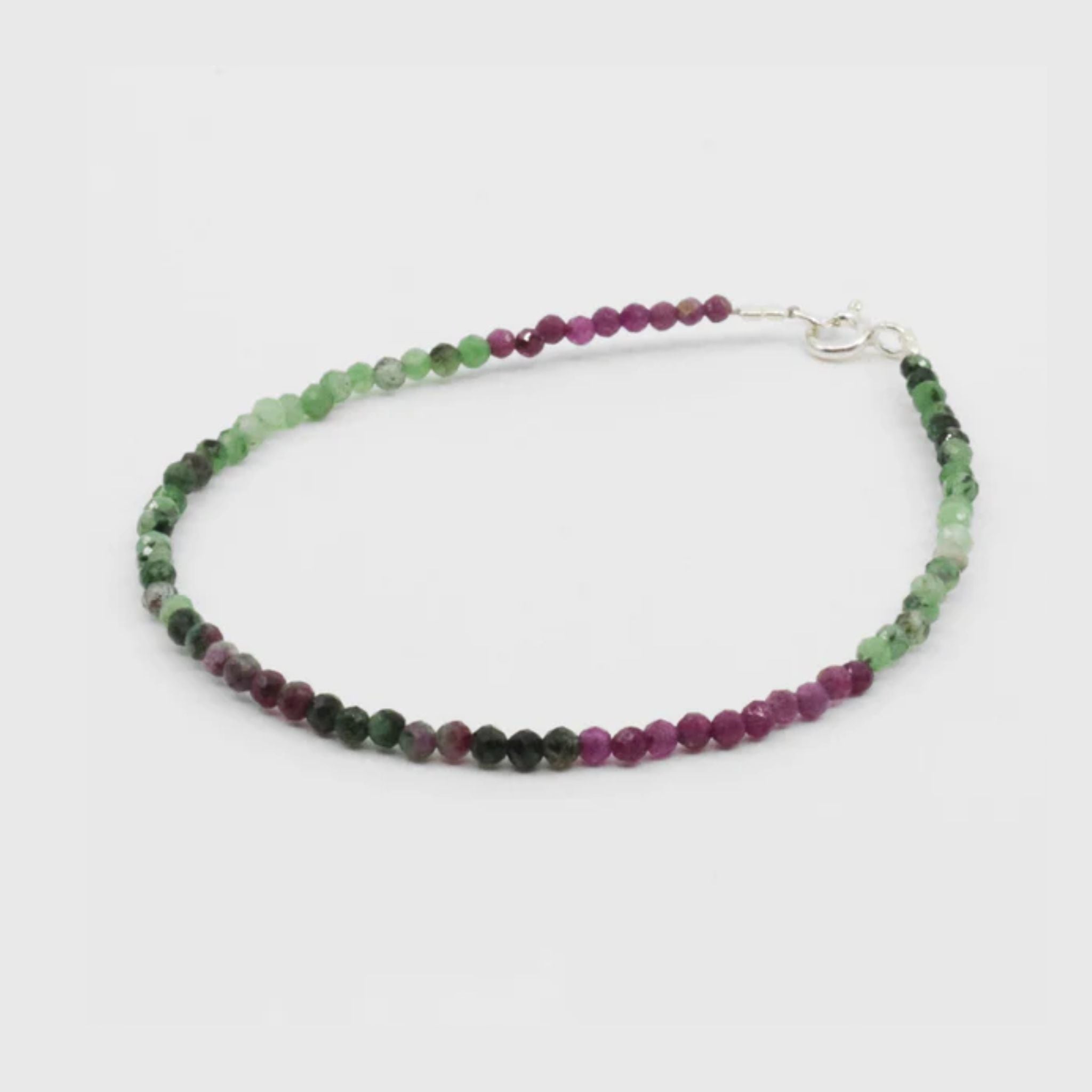 Pulseira de Turmalina Melancia Facetada