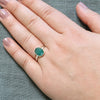 Anel com Quartzo Verde Anéis de Pedra Comprar na Loja WeMystic