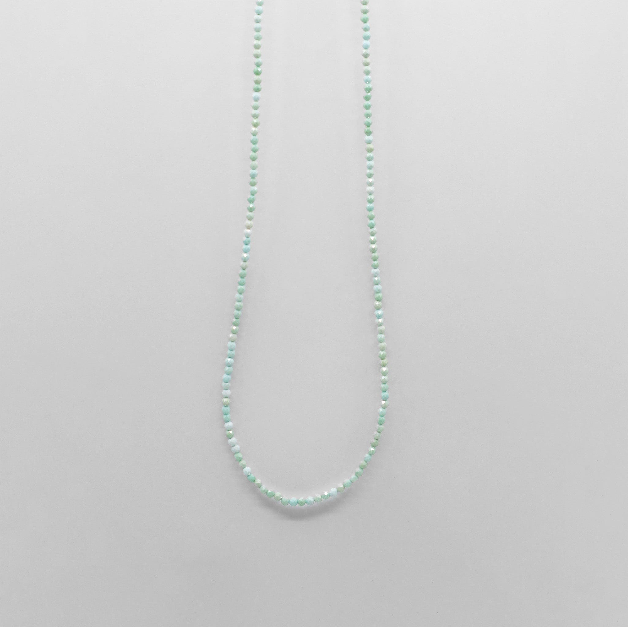 Colar de Água Marinha Facetado Colares Chokers Comprar na Loja WeMystic