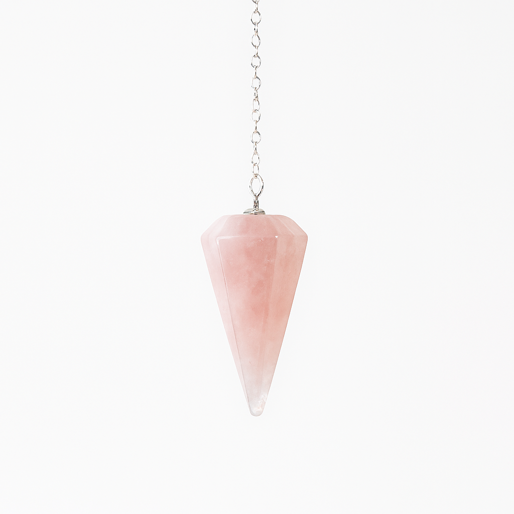 Pêndulo de Quartzo Rosa