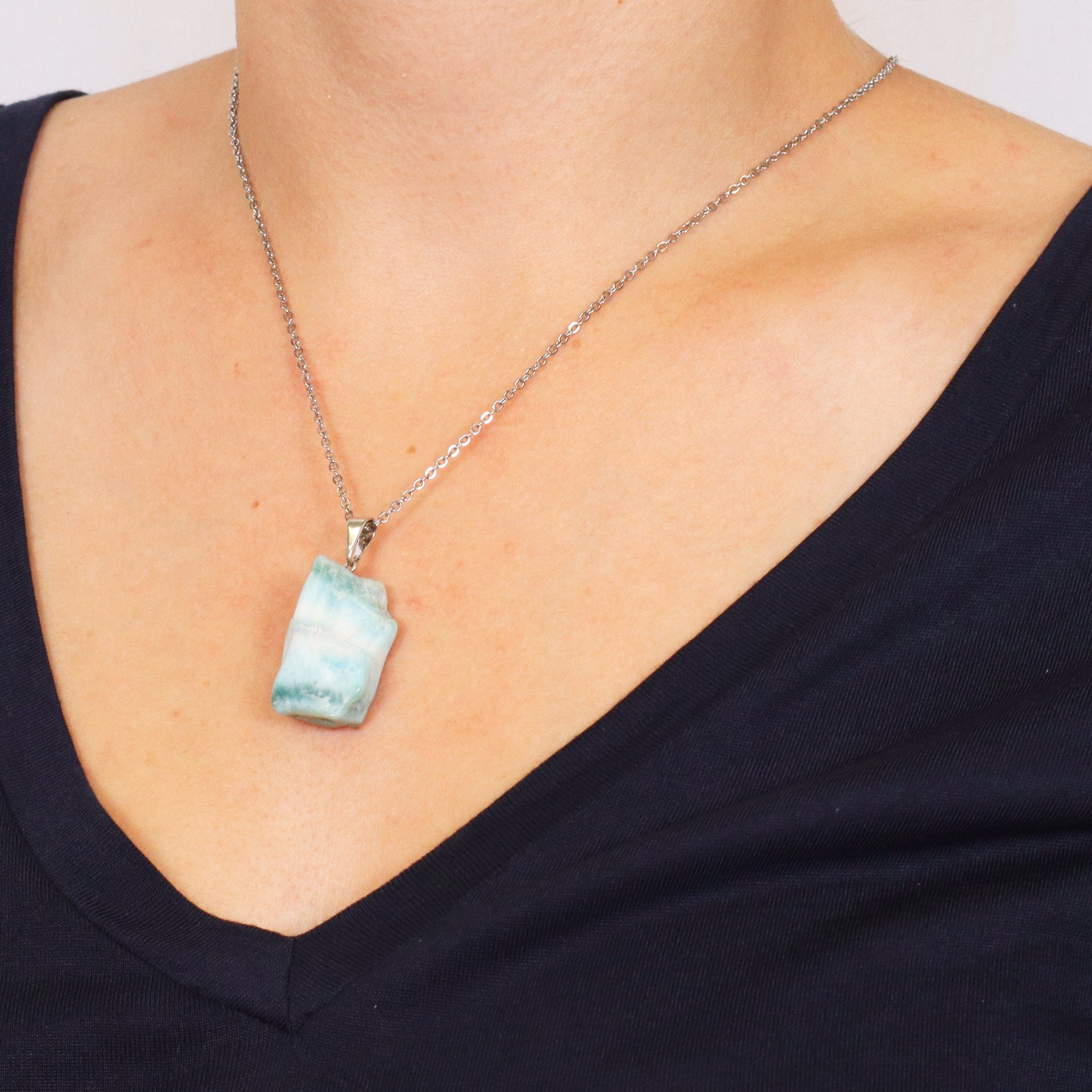 Pingente de Larimar Pingentes com Pedras Comprar na Loja WeMystic