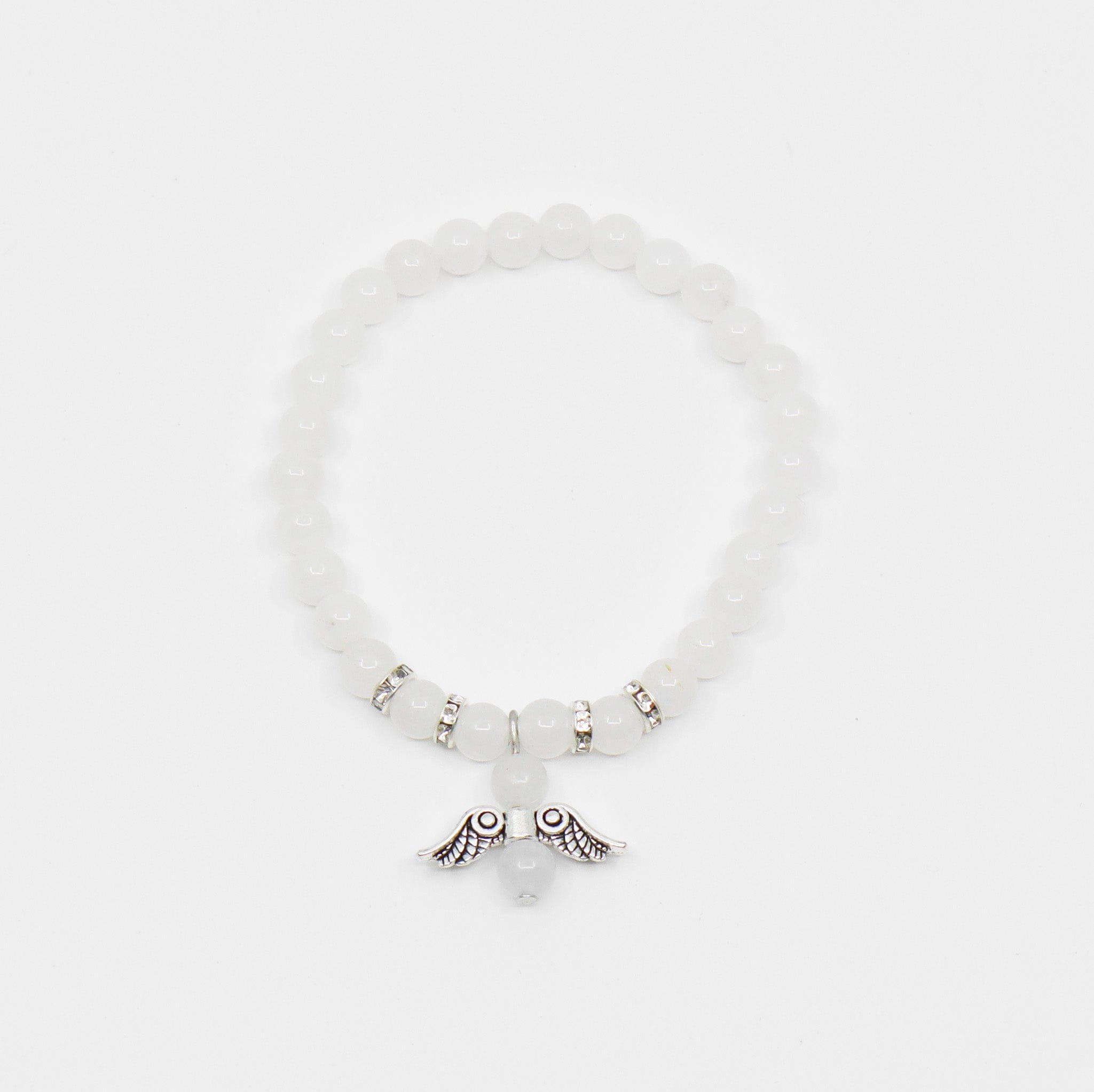 Pulseira Anjo da Guarda Cristal Pulseiras com Pedras Comprar na Loja WeMystic
