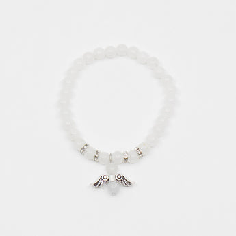 Pulseira Anjo da Guarda Cristal Pulseiras com Pedras Comprar na Loja WeMystic