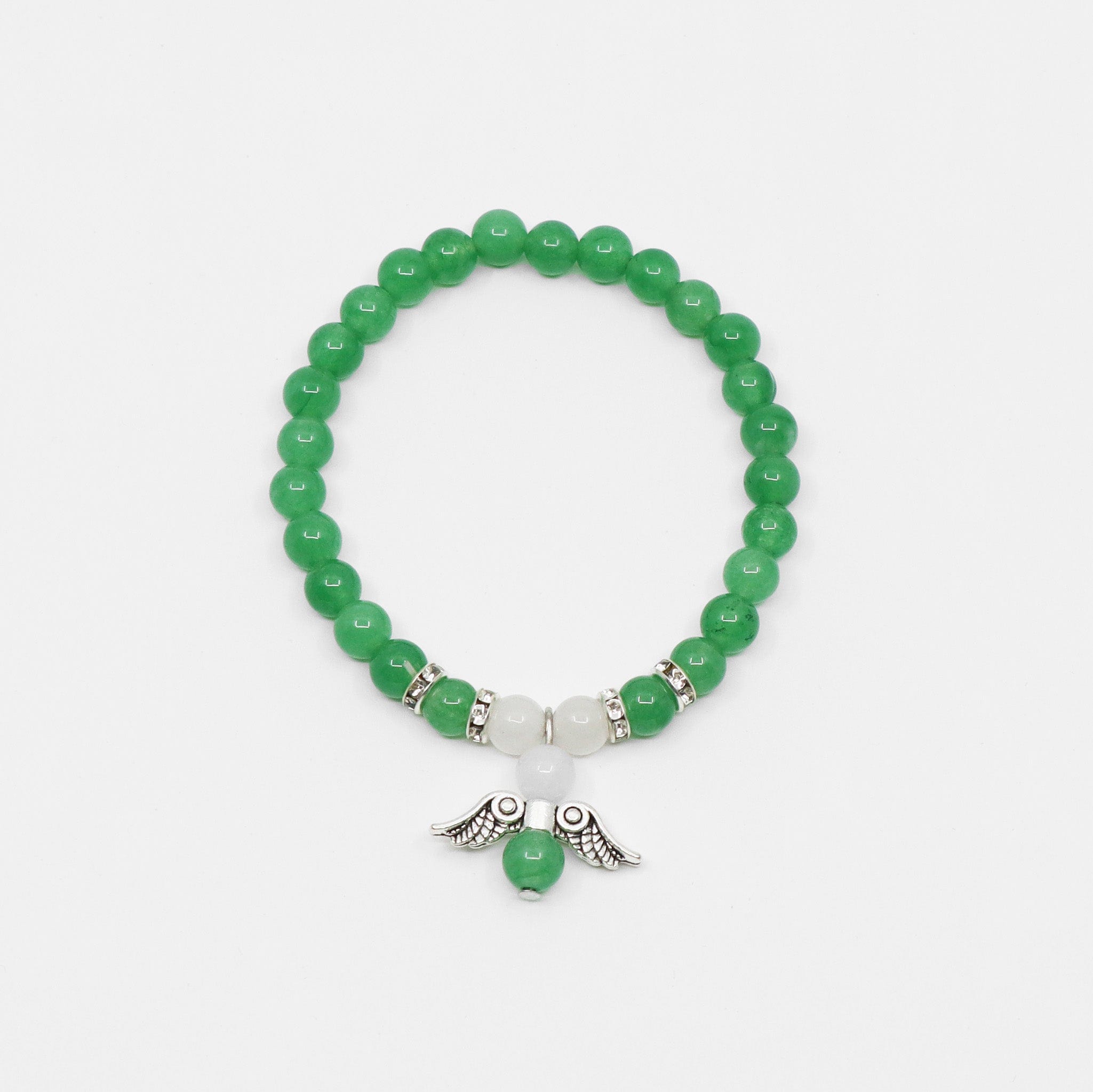 Pulseira Anjo da Guarda Quartzo Verde Pulseiras com Pedras Comprar na Loja WeMystic