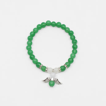 Pulseira Anjo da Guarda Quartzo Verde Pulseiras com Pedras Comprar na Loja WeMystic