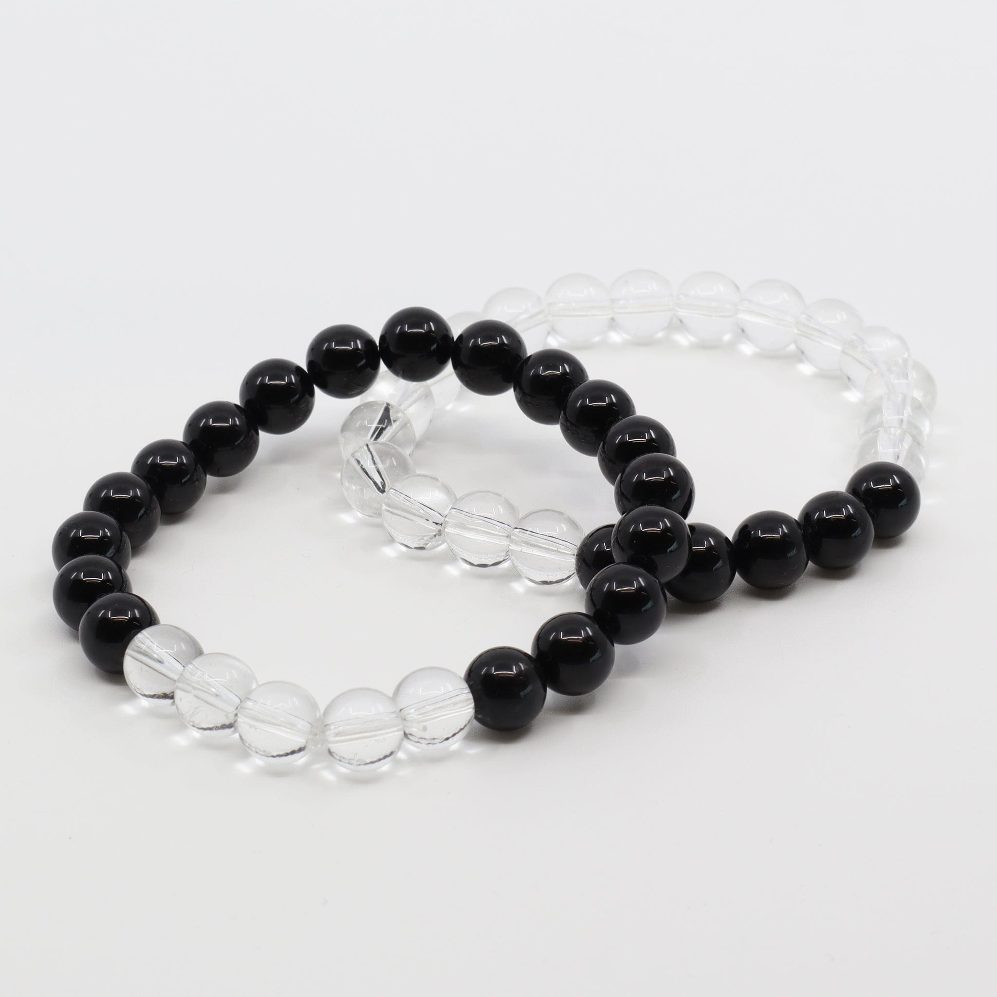 Pulseira Dupla Yin Yang Pulseiras com Pedras Comprar na Loja WeMystic