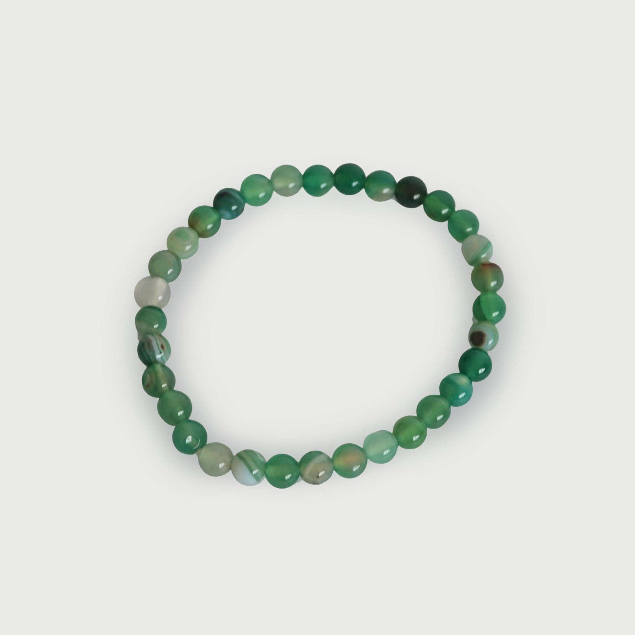 Pulseira Fina com Ágata Verde Pulseiras com Pedras Comprar na Loja WeMystic