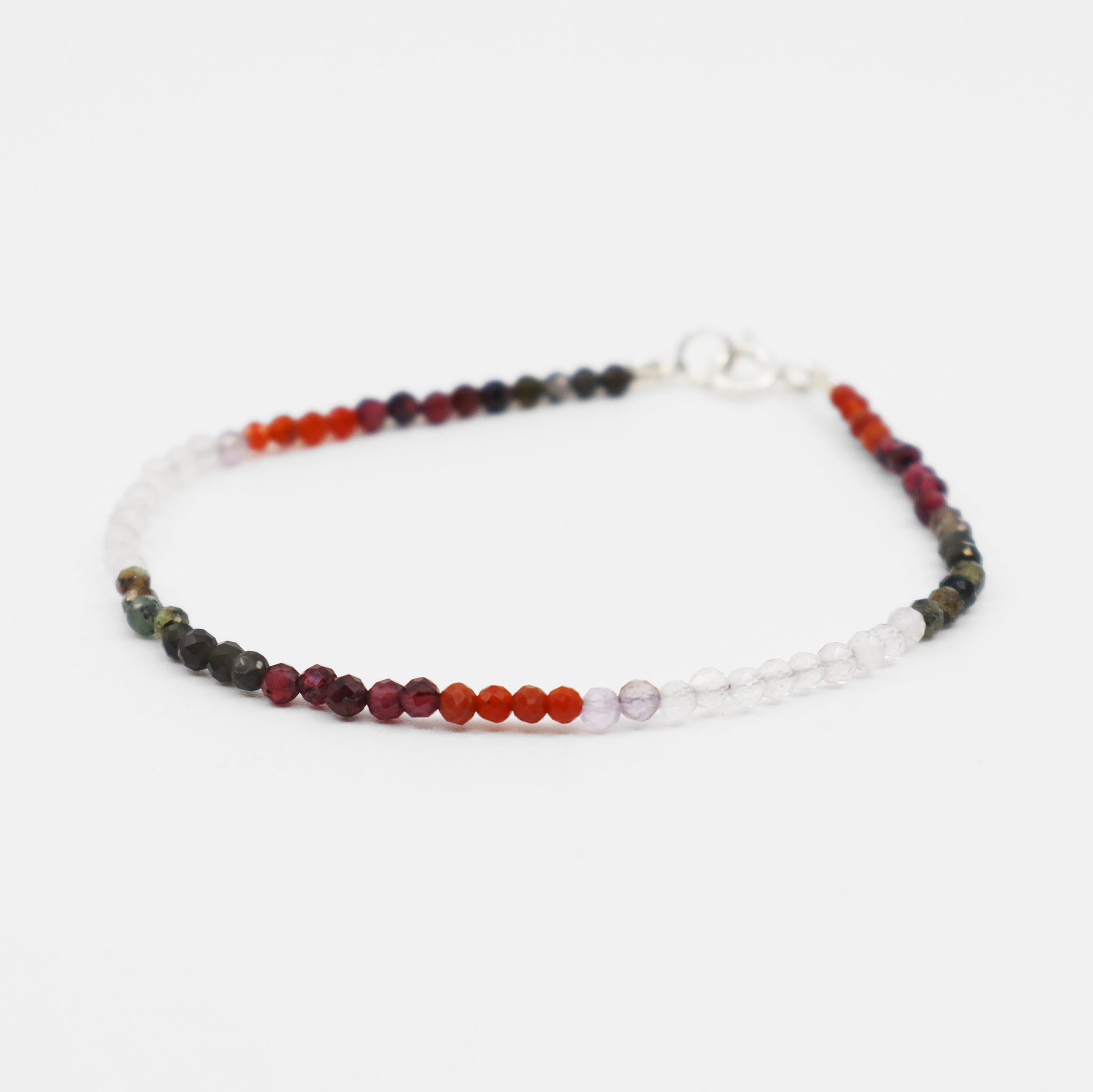 Pulseira de Turmalina Mista Facetada