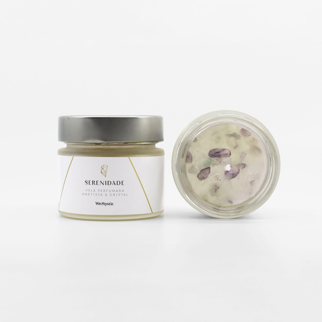 Vela com Ametista