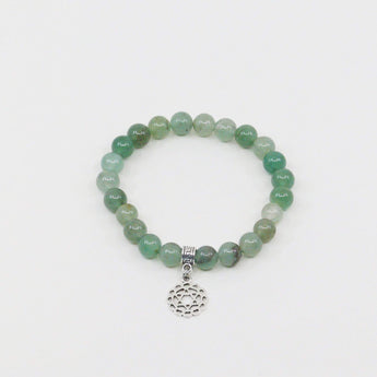 Pulseira de Quartzo Verde Chakras Pulseiras com Pedras Comprar na Loja WeMystic