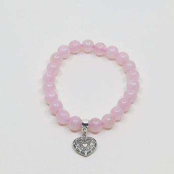 Pulseira de Quartzo Rosa Pulseiras com Pedras Comprar na Loja WeMystic