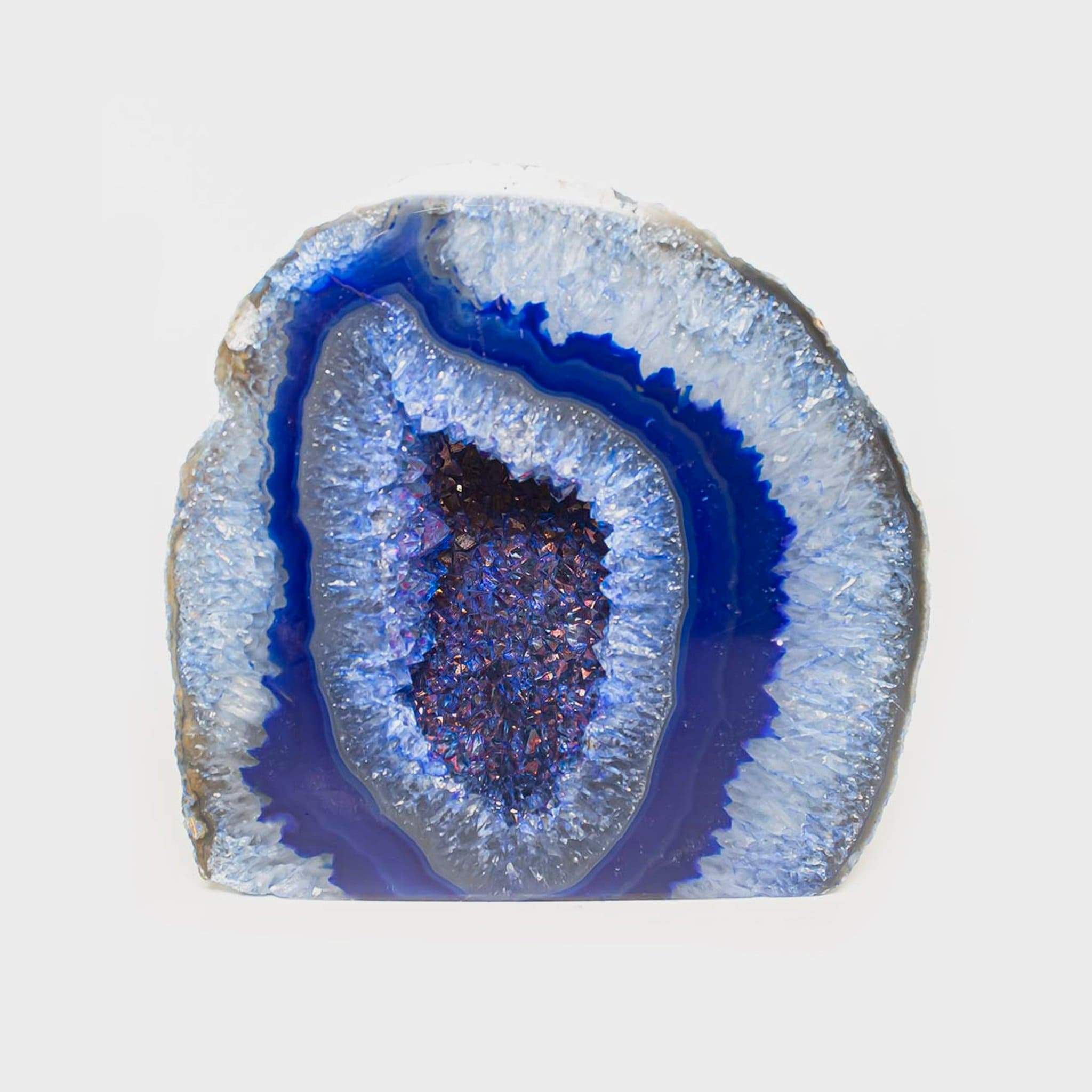 Geodo de Ágata Azul Cristais para Decoração Comprar na Loja WeMystic