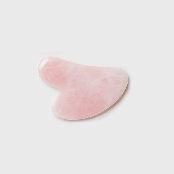 Gua Sha de Quartzo Rosa