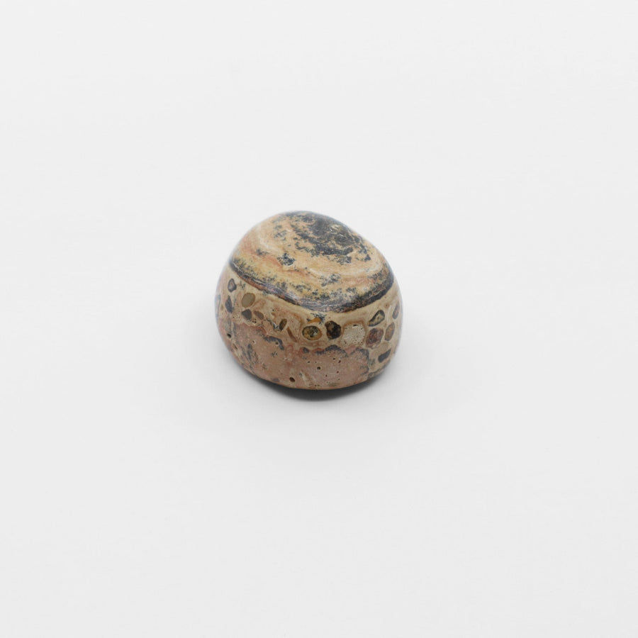 cristais e pedras marrom: Jaspe Leopardo