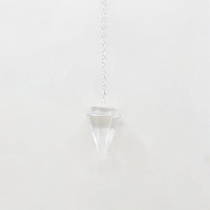 como usar o pêndulo: Pêndulo de Cristal